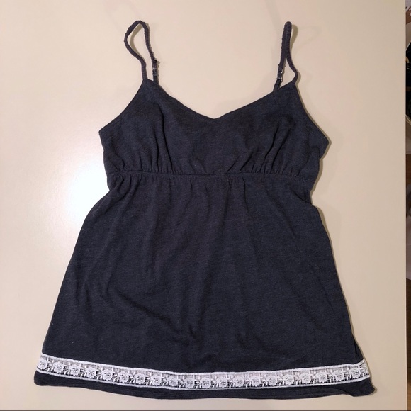 Nordstrom "Make + Model" Blue W/ Ivory Lace PJ Set - Picture 2 of 8